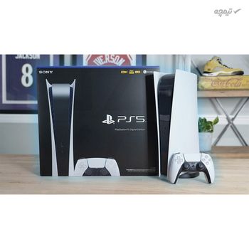 کنسول بازی سونی مدل playstation 5 DIGITAL با ظرفیت 825 گیگابایت همراه با دسته Dualscense